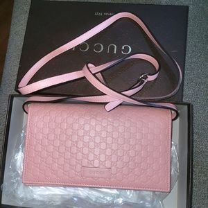 GUCCI MICRO GG GUCCISSIMA CROSSBODY WALLET - SHOULER BAG - NEVER USED